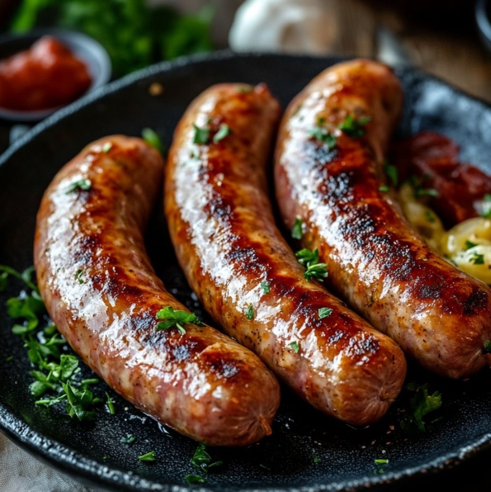 Saucisses grillées